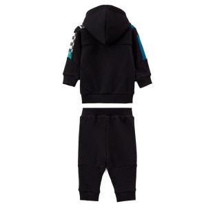 Ensemble jogging Noir Garçon Bébé Mercedes-AMG Petronas vue 2