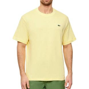 T-Shirt Jaune Homme Lacoste Essentiel vue 0