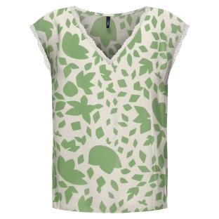 T-Shirt Beige/Vert Femme Only Selina vue 0