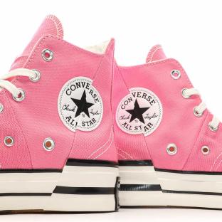 Baskets Roses Femme Converse Chuck 70 Plus vue 7