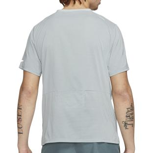 T-shirt de Running Vert Homme Nike Rise vue 2