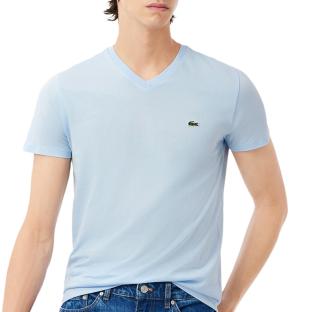 T-shirt Bleu Homme Lacoste TH6710001 pas cher