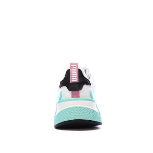 Basket Blanche/Roses/Turquoises Femme Puma R78 Disrupt vue 3