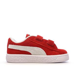 Baskets Rouges Garçon Puma Suede Classic vue 2