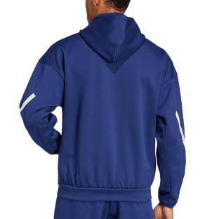 Equipe de France Rugby Veste Bleu Foncé Homme Adidas Trvl vue 0