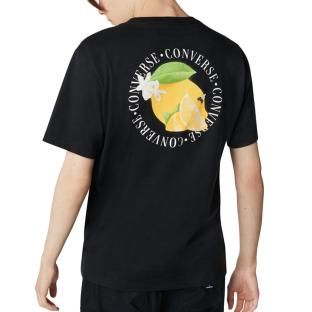 T-shirt Noir Homme Converse Fresh Lemon vue 2