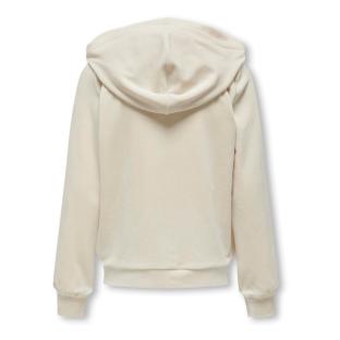 Sweat Zippée Beige Fille Kids ONLY Kogrebel vue 2