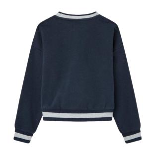 Sweat Marine Fille Pepe jeans Tiziana vue 2