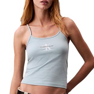 Débardeur Bleu Femme Calvin Klein Jeans Strappy pas cher