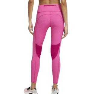 Legging Rose Femme Nike Fast Tight vue 2
