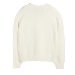 Pull Blanc Femme Teddy Smith Keith vue 2