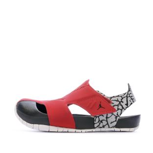 Sandales Rouges Garçon Nike Jordan Flare pas cher