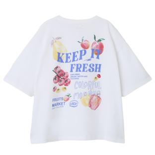 T-shirt Blanc Fille Name it Tafina vue 2