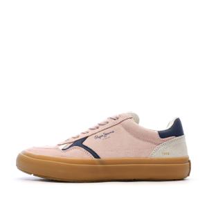 Baskets Roses Femme Pepe jeans Travis Retro pas cher