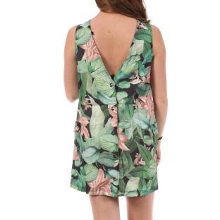 Robe Verte/Rose Femme Kaporal BENAE vue 0
