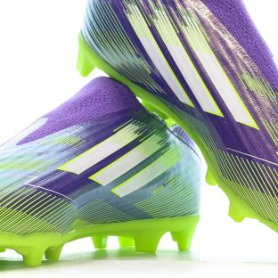 Adidas F50 League Ll FG/MG Junior-Fußballschuhe, violett/gelb Ansicht 0