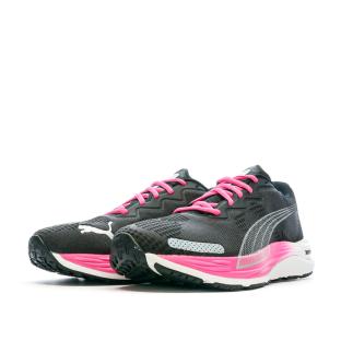 Chaussures de Running Noir/Rose Femme Puma Velocity Nitro 2 vue 6
