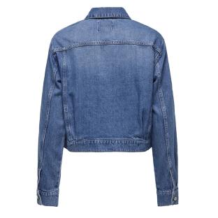 Veste Bleu Femme Only Lumi vue 2