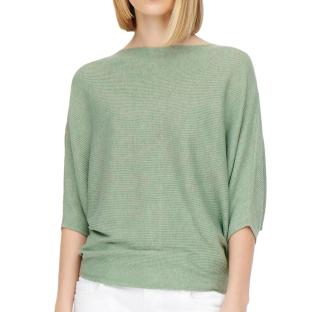 Pull Vert Clair manches 3/4 Femme JDY New Behave pas cher