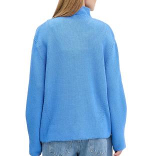 Pull Bleu Femme Tommy Hilfiger Tjw Mockneck Badge S vue 0