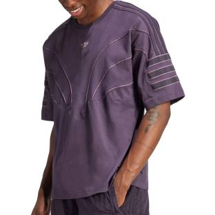T-Shirt Mauve Homme Adidas Stone vue 0