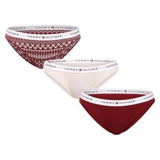 Lot de trois Slips Rouge Femme Tommy Hilfiger Gift vue 0