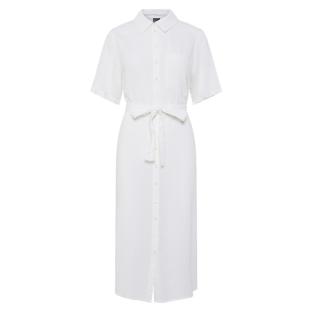 Robe Blanche Femme Pieces Pia vue 0