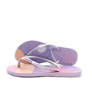 Tongs Violettes Femme Havaianas Hav Slim Palette Glow pas cher