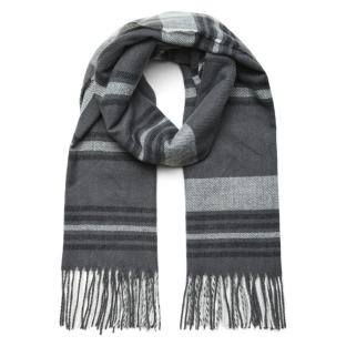 Écharpe Gris/Noir Femme Vero Moda Mellen pas cher
