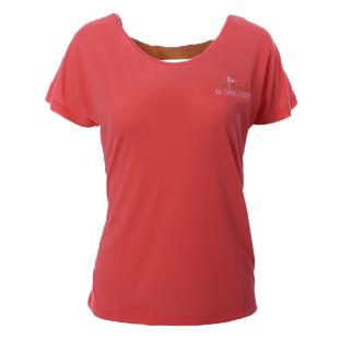 T-Shirt Corail Femme Les Voiles de Saint-Tropez TIMOR pas cher