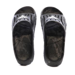 Claquettes Noires Homme Puma Slide vue 3