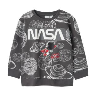 Sweat Gris Garçon Name it Daim Nasa pas cher