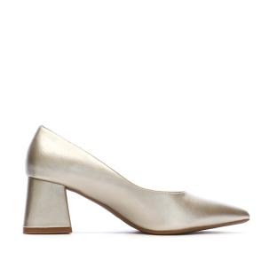 Zapatos de tacón dorados para mujer Refresh 175078 ver 0