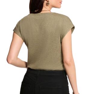 T-Shirt Kaki Femme Morgan Fantaisie vue 0