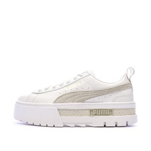 Baskets Blanc/Beige Femme Puma Mayze 381983 pas cher