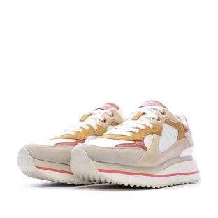 Baskets Blanche/Rose Femme Replay Lucille Penny vue 6