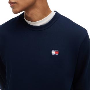 Sweat Marine Homme Tommy Hilfiger Badge Crewss vue 0