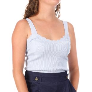 Top Bleu Femme JDY Nanna Sunny vue 0