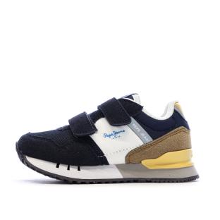 Zapatillas deportivas azul marino para niña de Pepe Jeans London Band ver 0