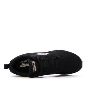 Baskets Noir/Rose Femme Skechers Flex Appeal 5.0 vue 4