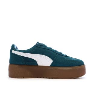 Baskets Bleu Canard Femme Puma Palermo Elevata vue 2