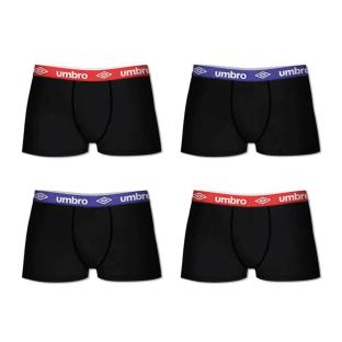 Lot De 4 Boxer Noir/Bleu/Rouge Homme Umbro CLASS4 vue 0