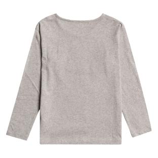 T-shirt Gris Fille Roxy The One vue 0