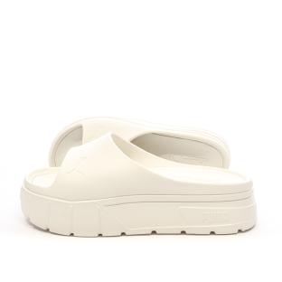 Claquettes Blanches Femme Puma Mayze pas cher