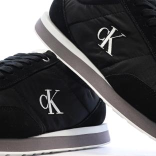 Baskets Noir/Blanc Homme Calvin Klein Jeans Retros vue 7