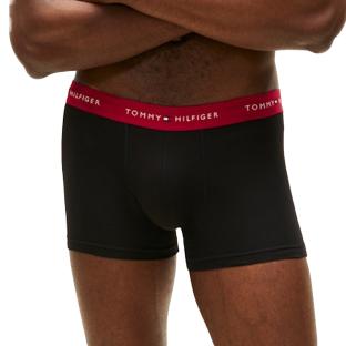 x3 Boxers Noir/Rouge/Bleu Homme Tommy Hilfiger Trunk vue 0