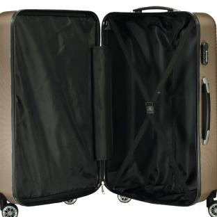 Valise Taupe/Noir Geographical Norwa Sunlighteo 20 pouces vue 2
