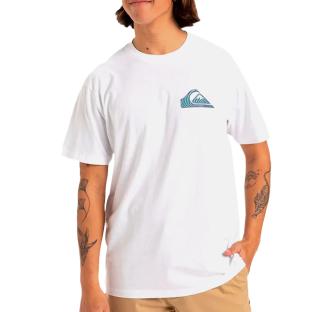 T-shirt Blanc Homme Quiksilver Window Pane pas cher