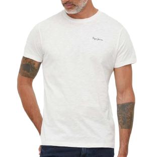 T-shirt Blanc Homme Pepe Jeans Wiltshire vue 0