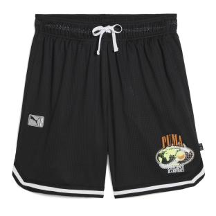 Short de Basketball Noir Homme Puma Hoop vue 0